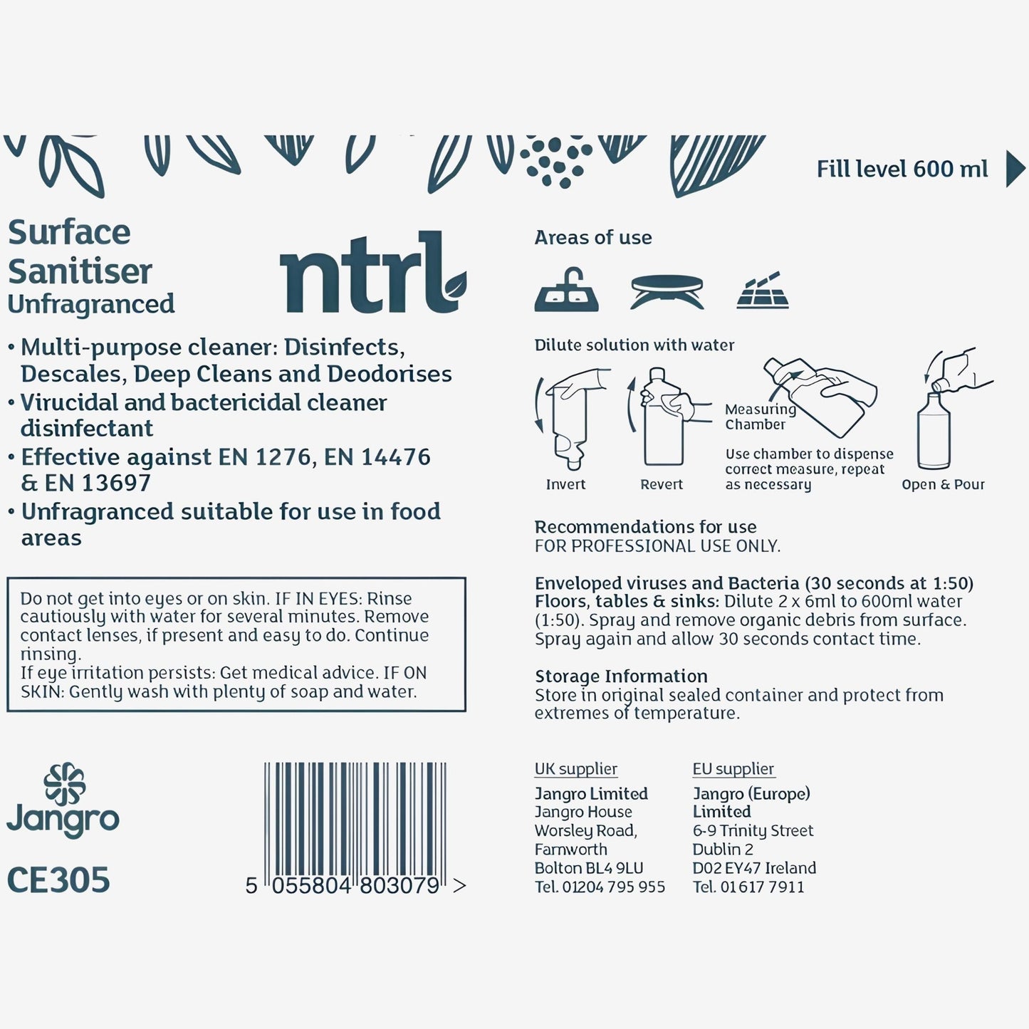 Refillable TS Bottle for Sanitiser