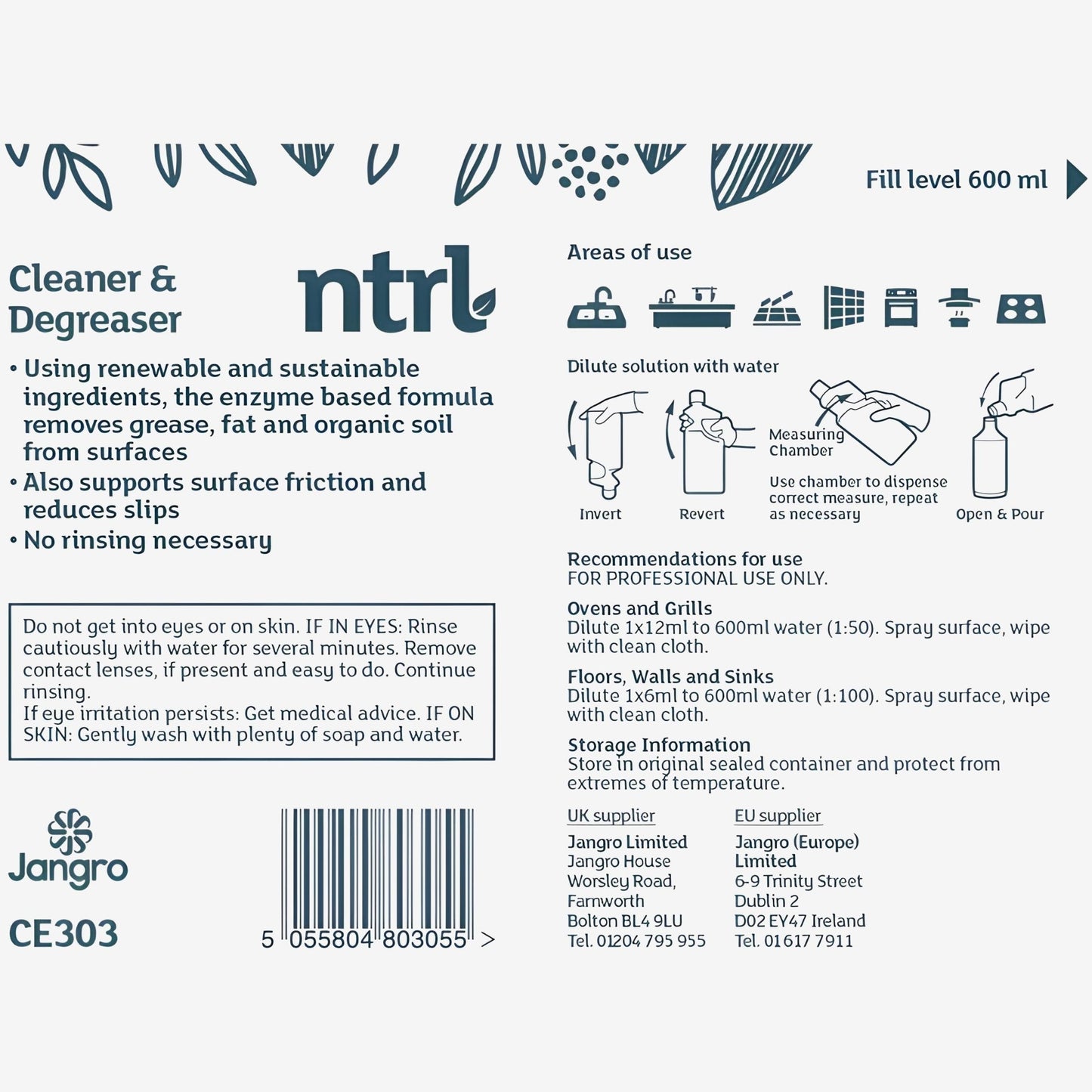 Refillable TS Bottle for Cleaner & Degreaser