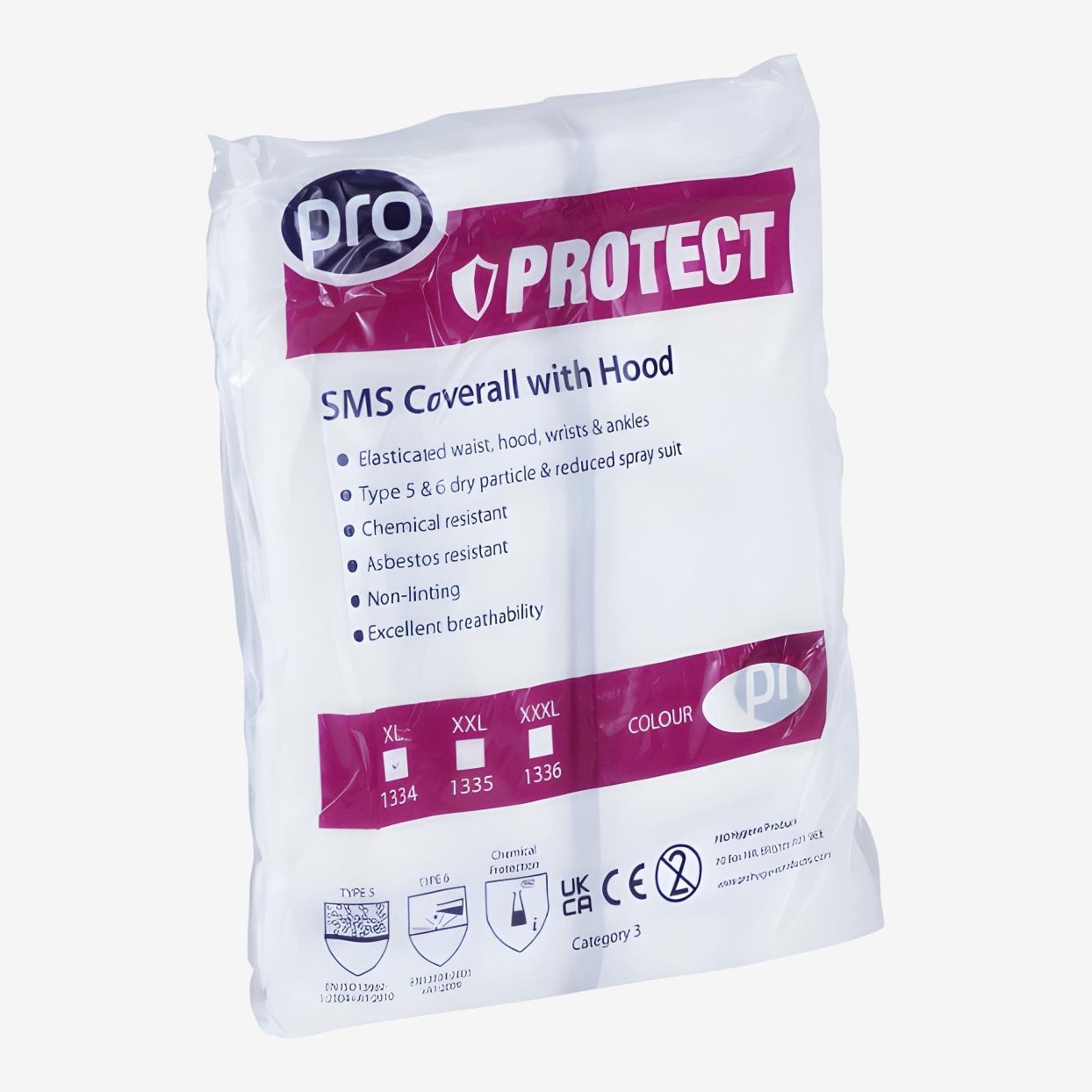 PRO SMS Coverall Type 5/6 - 10 pack