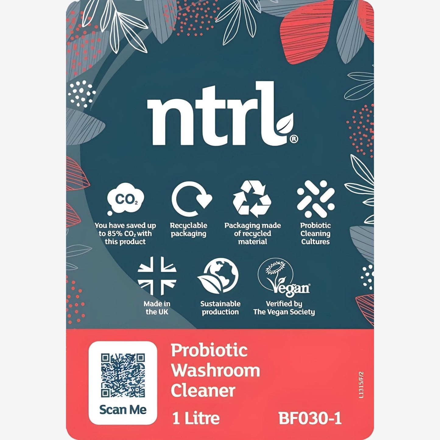 ntrl Probiotic Washroom Cleaner - 1L
