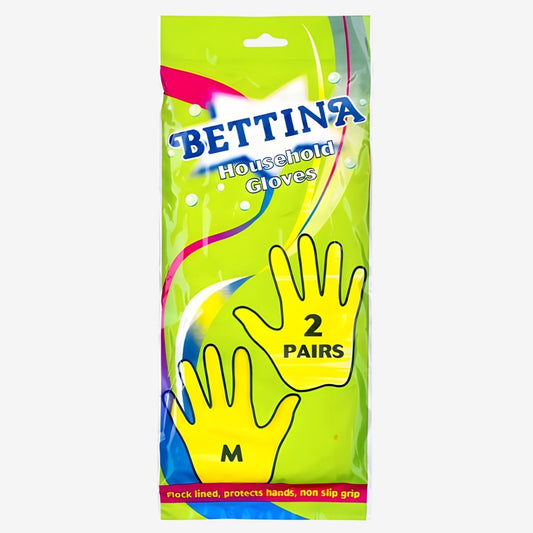 Bettina Household Gloves Medium - 2 Pack