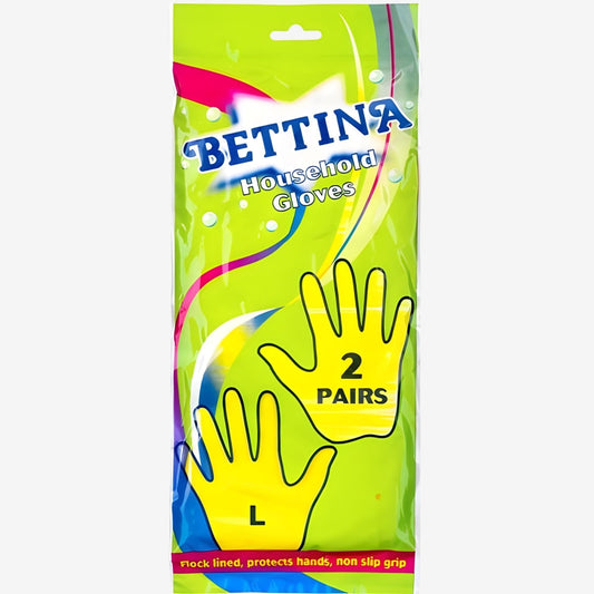 Bettina Household Gloves Large - 2 Pack