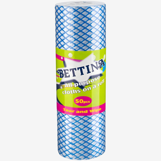 Bettina All Purpose Cloth on a Roll - 50 pack