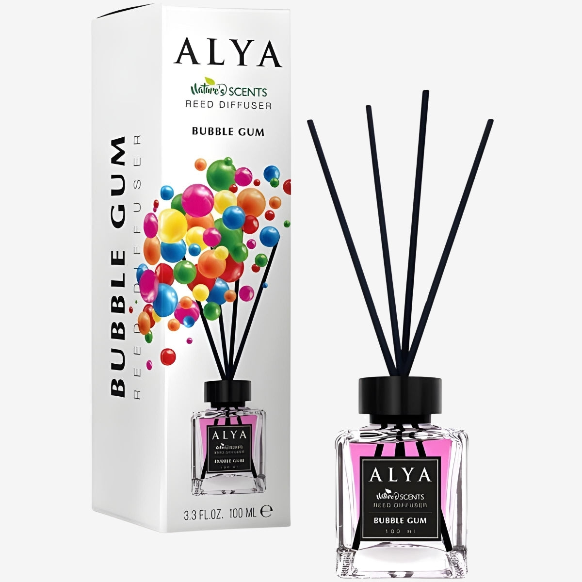 Alya - Bubble Gum Reed Diffuser - 100ml
